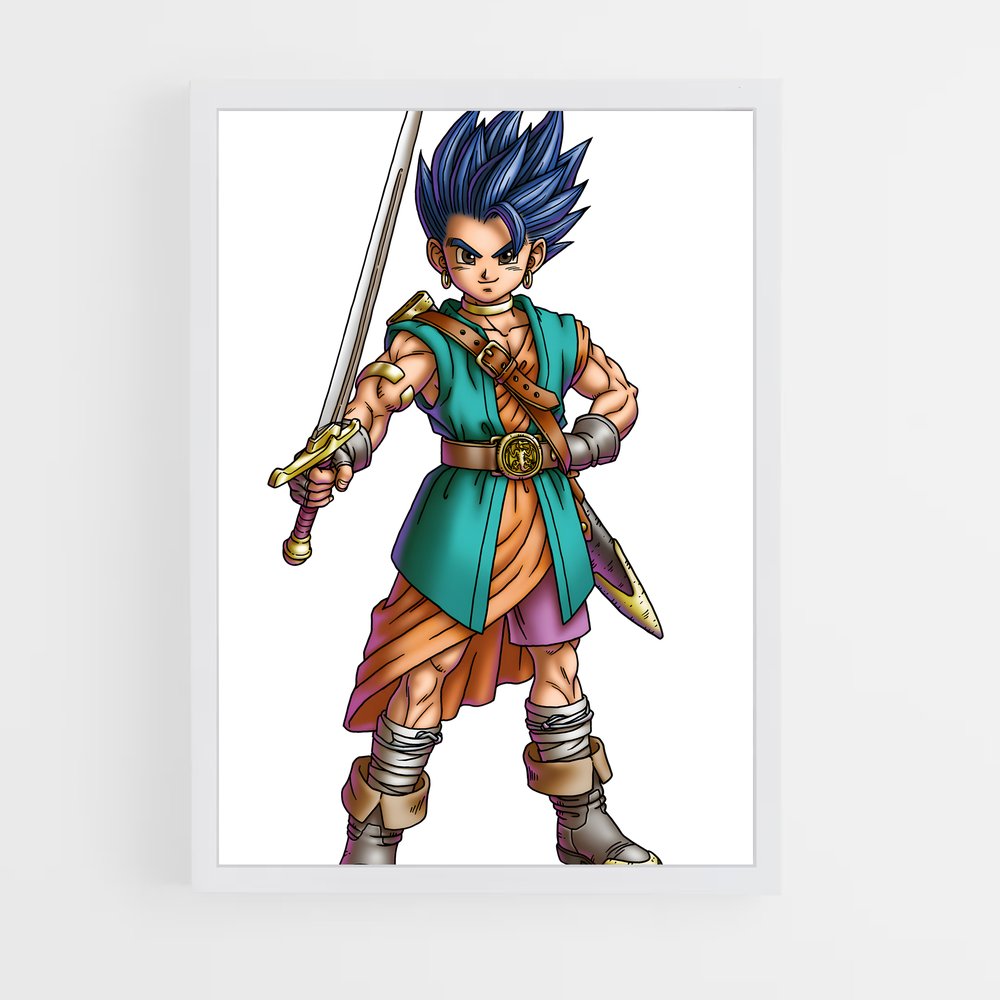 Poster Gohan le Héros – affiche Dragon quest (vue 3)
